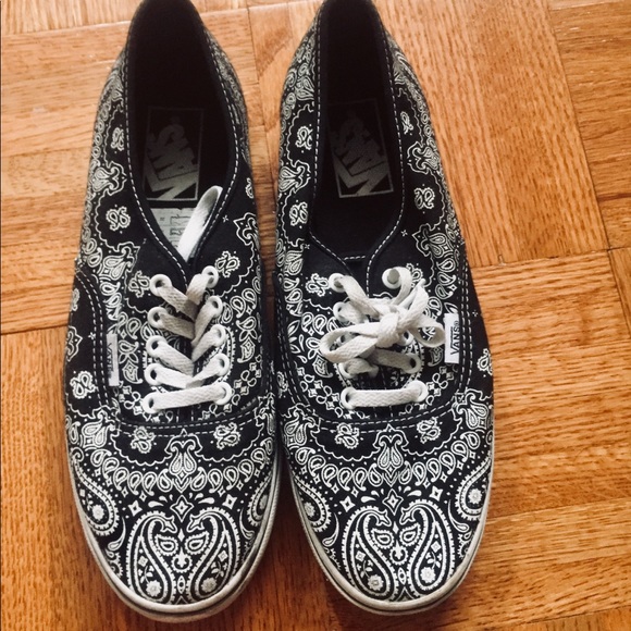 vans paisley shoes